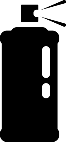 Paint Spray Stencil Svg Design File, Free Vectors File